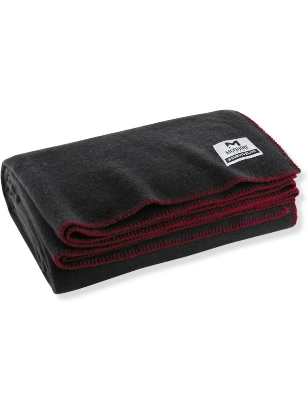 Heavy Duty Fire Retardant Wool Blanket for Camping, Survival & Emergency Use